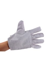 Non-slip Welding Construction Site Wear Resistant Canvas Work Safety Adult Multi-purpose Protective Gloves 24 Line Unisex