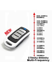 4 أزرار العالمي كراج عن بعد 280mhz إلى 868mhz بوابة فتاحة متوافق متعدد العلامة التجارية باب المرآب فتاحة المفاتيح للبوابة