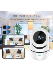 2MP IP Camera Baby Monitor WiFi 1080P Video Surveillance Camera Two Way Audio Infrared Night Vision Smart Home Security Wifi Camera