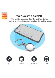 Tuya Mini Bluetooth Anti-lost Alarm Anti-lost Keychain Wallet 2-way Search Artifact Smart Card GPS Tracker Locates Item Finder