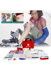 234pcs Compact First Aid Kit All Purpose Emergency Survival Kit Multi Tool Bag Emergency Survival Kit for Home Camping Hiking