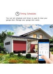 Garage Door Opener Smart Wifi Key Controller Works with Alexa Google Home EWeLink APP No Smart Home Hub Required