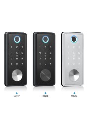 Tuya Smart Outdoor Lock Waterproof IP66 Outdoor Smart Fingerprint Door Lock Fechadura Digital Password for Home Hotel