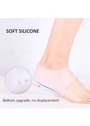 Invisible Silicone Height Increase Insole 1.5cm 2.5cm 3.5cm Lift New Upgrade Soft Socks Plain Shoes for Men Women Dropshipping