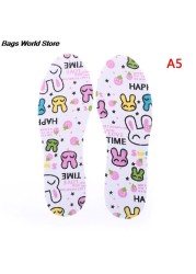 Children Baby Insoles Memory Foam Comfort Cushion Insole Shoe Boys Girls Cute Cartoon Insoles Cushion Breathable Insert