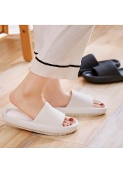 Female Home Slippers Summer Women Thick Platform Slides Women's Sandals Flip Flops Beach Sandal Mule Anti-slip Slippers for Men