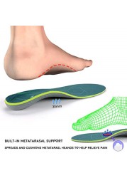 Flat Feet Arch Support Orthotic Insoles Men Women Plantar Fasciitis Heel Pain Orthotic Insoles Sneakers Shoe Inserts