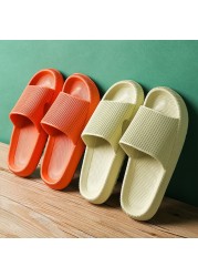 Cloud Orthotic Slippers Sandal Thickened Bathroom Platform Non-slip Women Flip Flops Sandals Women Soft Mute EVA Indoor Slides