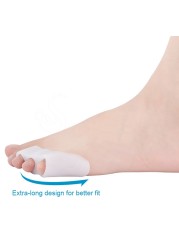 1 Pair Silicone Gel Toe Spacer Insoles For Women High Heel Side Pain Relief Orthopedics Shoe Protector Sole Plantillas