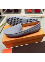 2022 new women's shoes flat casual shoes leather hat shoes British style shallow mouth single shoes loafers