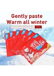 10 Pairs Heating Insole Stickers Hot Self Heating Foot Warmers Heating Pads Heat Warming Winter Body Warmer Sticker Long Lastin Outdoor