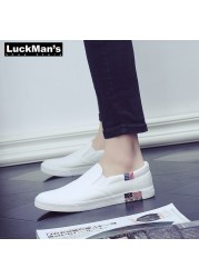 LuckMan - Men's Breathable Casual Shoes Canvas Shoes Spring Season Wholesale 2019