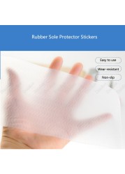 Non-slip Rubber Sole Protector for High Heels Self-adhesive Repair Board Shoe Care Tool Mat