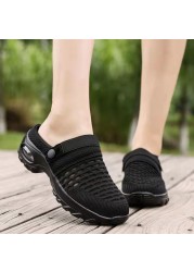 2022 New Women's Shoes Non-slip Thick Sole Sandals Women's Breathable Mesh Sandals Outdoor Walking Slippers