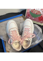 QWEEK 2021 Women's Sneakers Sneakers Kawaii Fashion Anime Harajuku Platform Running Running Shoes Spring White Cute