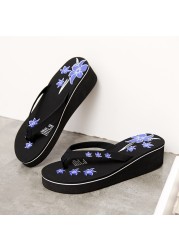 Women Wedges Fashion Slippers 2022 New Sexy Platform Flip Flops Ladies Lightweight Beach Sandals Casual Shoes Zapatos De Mujer