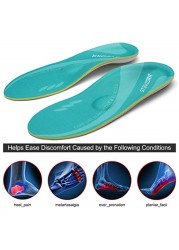 Plantar Fasciitis Flat Feet Arch Support Orthotic Insoles Relief Heel Pain, Sports Orthotic Insole Men Women Sneaker Sole Insert