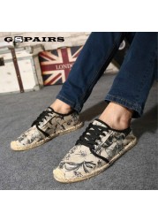 Mens Shoes Summer Men Canvas Shoes Mens Hemp Rope Shoes Breathable Mens Shoes Male Zapatos Hombre Unisex Shoes