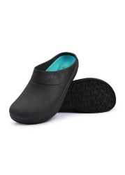 High quality EVA non-slip waterproof oil-proof kitchen chef shoes master cook hotel restaurant work shoes slippers flat sandals