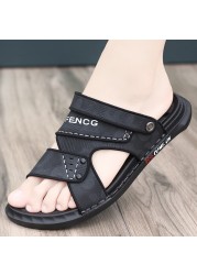 2022 New Classics Style Men Sandals Outdoor Walking Summer Shoes Anti-Slippery Beach Shoes Men Comfortable Soft casual shoes