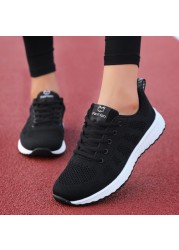 Women's shoes breathable light comfortable sports shoes running shoes white mesh wedges casual chunky vulcanize shoes