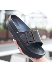 Summer Birkenstock Women's Platform Slippers 2022 Platform Sandals Women's Buckle Casual Shoes Beach Flip Flops Sandalias Mujer