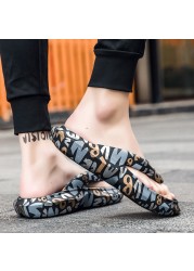 Men Women Flip Flops Summer Couples Slides Breathable Cool Beach Sandals Lightweight Beach Slippers Orthopedic Male Water Shoes