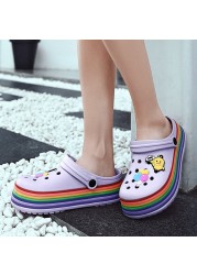 Women slip on garden clogs waterproof shoes women platform classic nursing clogs hospital women work medical sandals