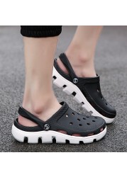 QUAOAR Men's Sandals Plastic Shoes Men Plus Size Summer Beach Shoes EVA Shoes for Men Men's Shoes