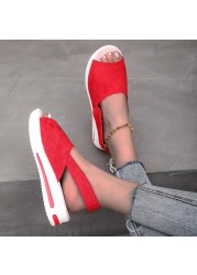 Foreign trade women's sandals in summer 2022, new style of thick-soled fish mouth shoes