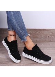 Women Loafers Platform Loafers Women's Shoes 2022 New Spring Summer Canvas Sports Suede Sneakers Plus Size Oxford Shoes