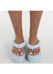 Platform Flip Flops Size 36-43 Wedges Sandals Women Summer New Casual Increase Home Slippers Outdoor Open Toe Beach Slides Women