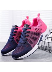 Women's casual shoes breathable lightweight mother shoes air cushion women's sports shoes with free shipping