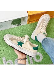 Fashion Men Canvas Casual Sneakers Korea INS Retro Dissolving Sneakers Big Head Male Ulzzang Comfortable Thick Soled Shoes