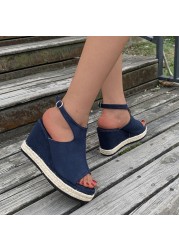 wedges shoes for women high heels sandals summer shoes flip flop chauss femme platform sandal dropshipping fulfillment