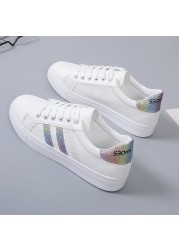 2021 New Fashion Women's Low-cut Casual Couple Platform Little White Shoes Ins Trend Student Tennis Vulcanization Female Sneakers