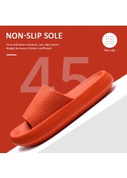 Thick Platform Home Bathroom Slippers Fashion Women Soft Sole EVA Indoor Slides Women Sandals 2021 Summer Non-slip Flip Flops