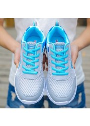 Women Casual Shoes Fashion Breathable Walking Mesh Flat Shoes Woman White Sneakers Women 2021 Tenis Feminino Gym Shoes Sneakers