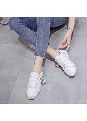 Women Casual Shoes Small Mesh White Shoes Summer Breathable Running Shoes Casual Students Low Flat Sneakers Zapatillas Mujer