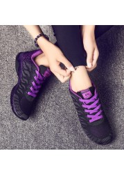 Ladies Mesh Breathable Sneakers Women Comfortable Soft Sole Running Shoes Outdoor Casual Shoes Sneakers