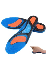 Unisex Basketball Silicone Deodorant Insoles Absorb Sweat For Plantar Fasciitis Flexible Soft Sports Shock Absorption Non-slip