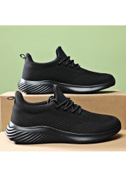 men's shoes ; 2022 Summer New Comfortable Mesh Casual Outdoor Running Shoes Lightweight Breathable Sneakers Men Plus Size 46