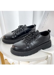 mens leather shoes rubber sole men business dress shoes low cut british man retro leather office shoes lace up black party shoes