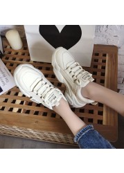 Summer women sneakers fashion shoes trend flat casual sneakers female new fashion comfort white vulcanized platform shoes