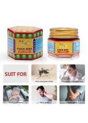 6pcs Original Red White Tiger Balm Ointment Tiger Oint Paint Cream Muscle Pain Relief Massage Ointment Soothe Itch Plaster