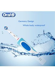 Oral B 2D Rechargeable Electric Toothbrush Rotating Vitality Daily Cleaning Rechargeable Induction 110-240V Toothbrush Head