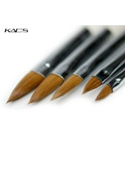 KADS Kolinsky Acrylic Brush Size 2#/4#/6#/8#/10# Acrylic Brush Professional Black Kolinsky Sable Acrylic Nail Brushes