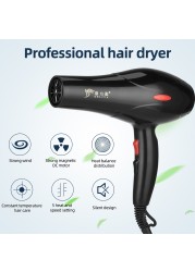 CkeyiN 2200W Professional Hair Dryers Strong Power Blow Dryer Salon Barber Styling Tool with 3 Temperature 2 Speed ​​Personal Care