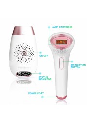 IPL Laser Hair Removal Machine Laser Epilator Permanent Hair Removal Bikini Artificial Hair Removal Machine 500000 Flash