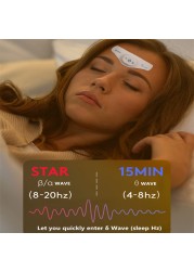 Battery TENS Insomnia Sleep Tool Microcurrent Sleep Aid for Depression Migraine Head Massager Regulating Circadian Clock